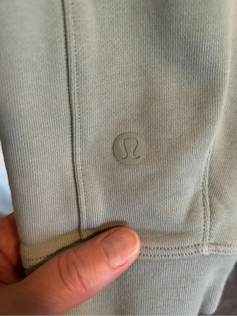 lululemon athletica Light Blue Crewneck Sweatshirt